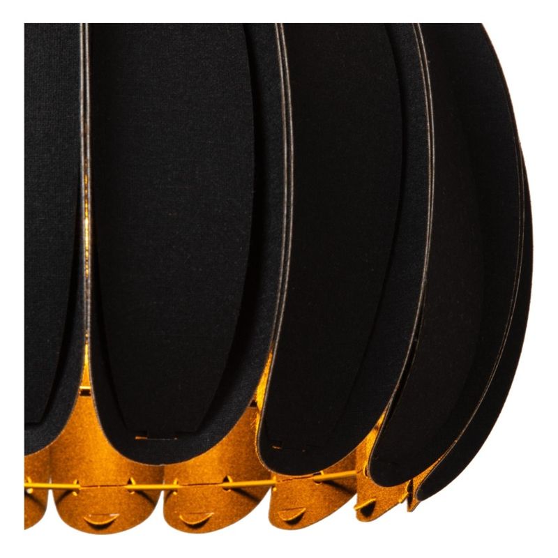 Lucide SPENCER - Závesné svietidlo - Ø 30 cm - 1xE27 - Čierna